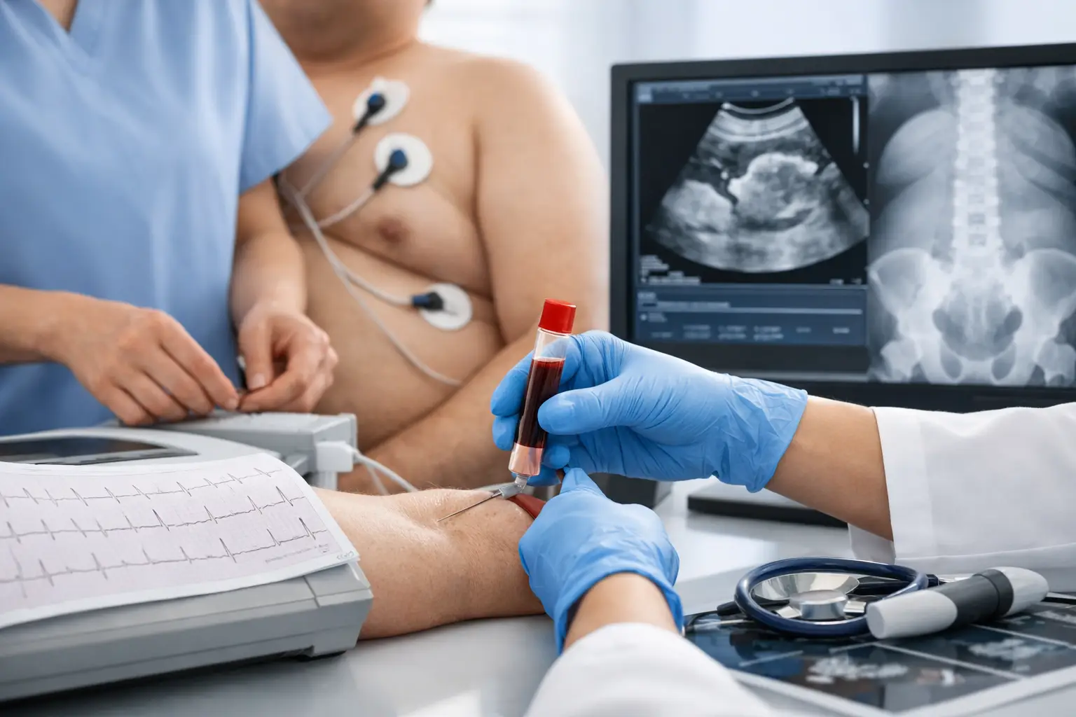 ECG Blood Tests Imaging Before Bariatric Surgery
